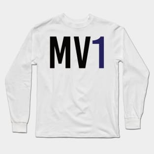 Max Verstappen 1 - Driver Initials and Number Long Sleeve T-Shirt